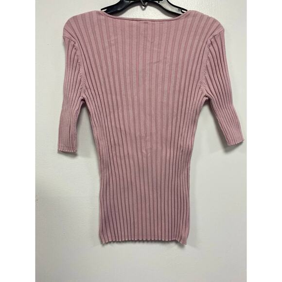 Sundance Sweater Knit Sweater ORGANIC COTTON Neck Sweater Pullover TOP L A000054 - Picture 2 of 5